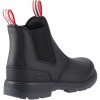 Hunters Drift Black Leather Occupational Non Safety Dealer Boots Slip On Hunters Drift Black Leather Occupational Non Safety Dealer Boots Slip On
